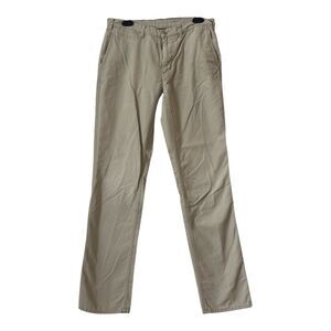 Patagonia Tan Organic Cotton Duck Canvas Straight Leg Chino Pants Mens 31 Long